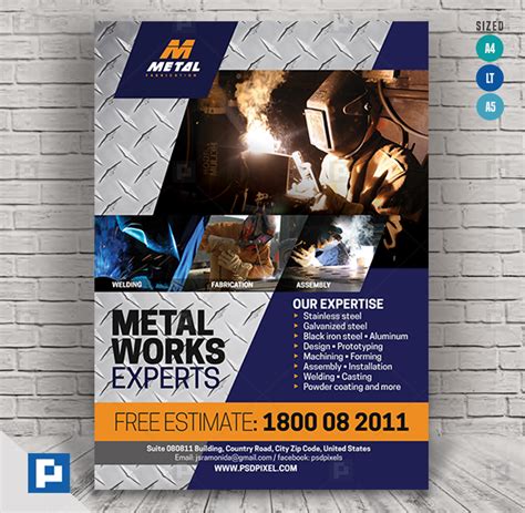 sample metal fabrication brochure|Metal Fabrication Brochure Template .